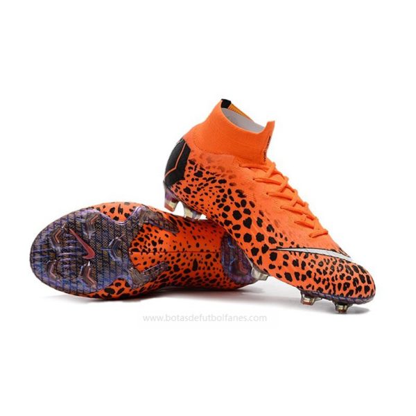 Nike Mercurial Superfly Elite Ronaldo CR FG Mujeres Naranja Negro